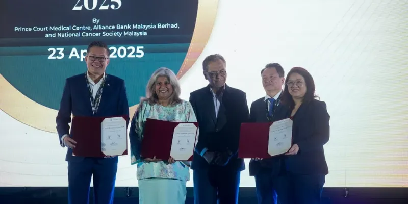 Alliance Bank Prince Court NCSM cancer screening partnership Malaysia 2025 MoU signing