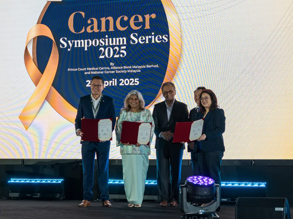 Alliance Bank Prince Court NCSM cancer screening partnership Malaysia 2025 MoU signing