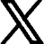 X formerly Twitter dark icon