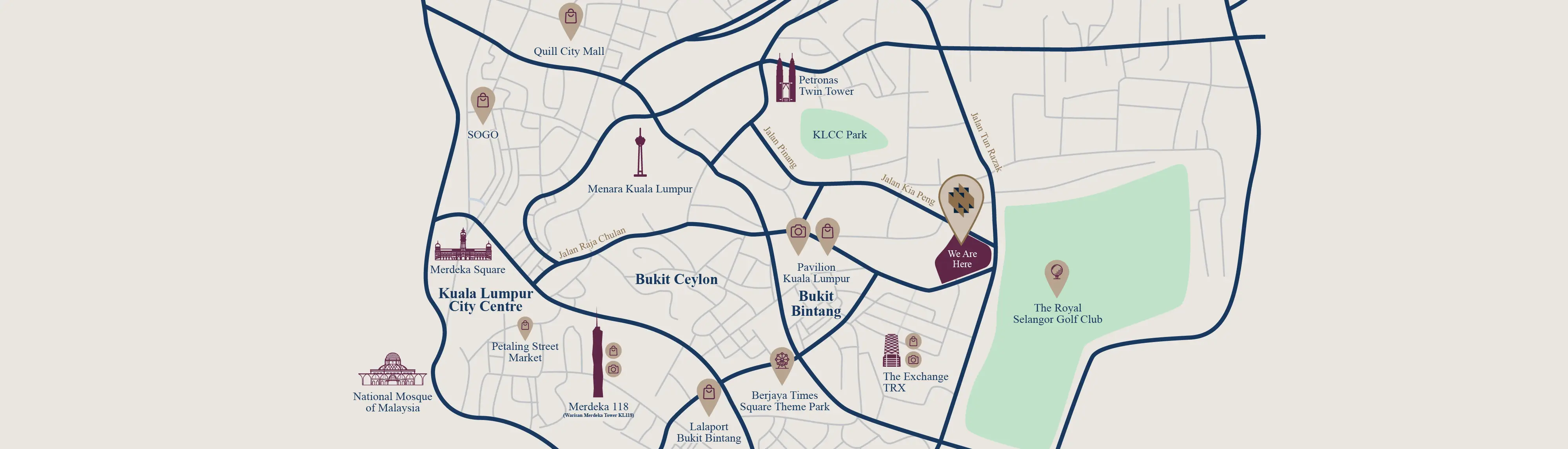 Locate Prince Court Medical Centre map banner